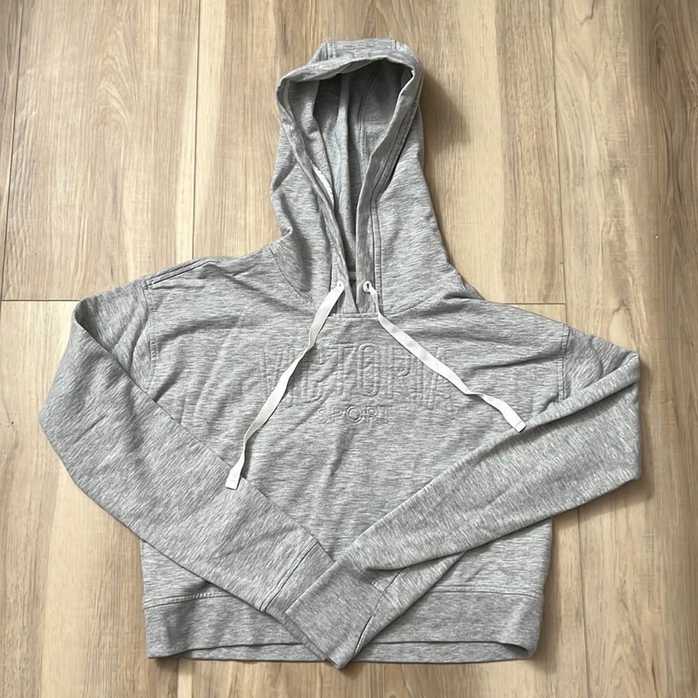 Victoria’s Secret Sport Grey Hoodie Logo Pullover